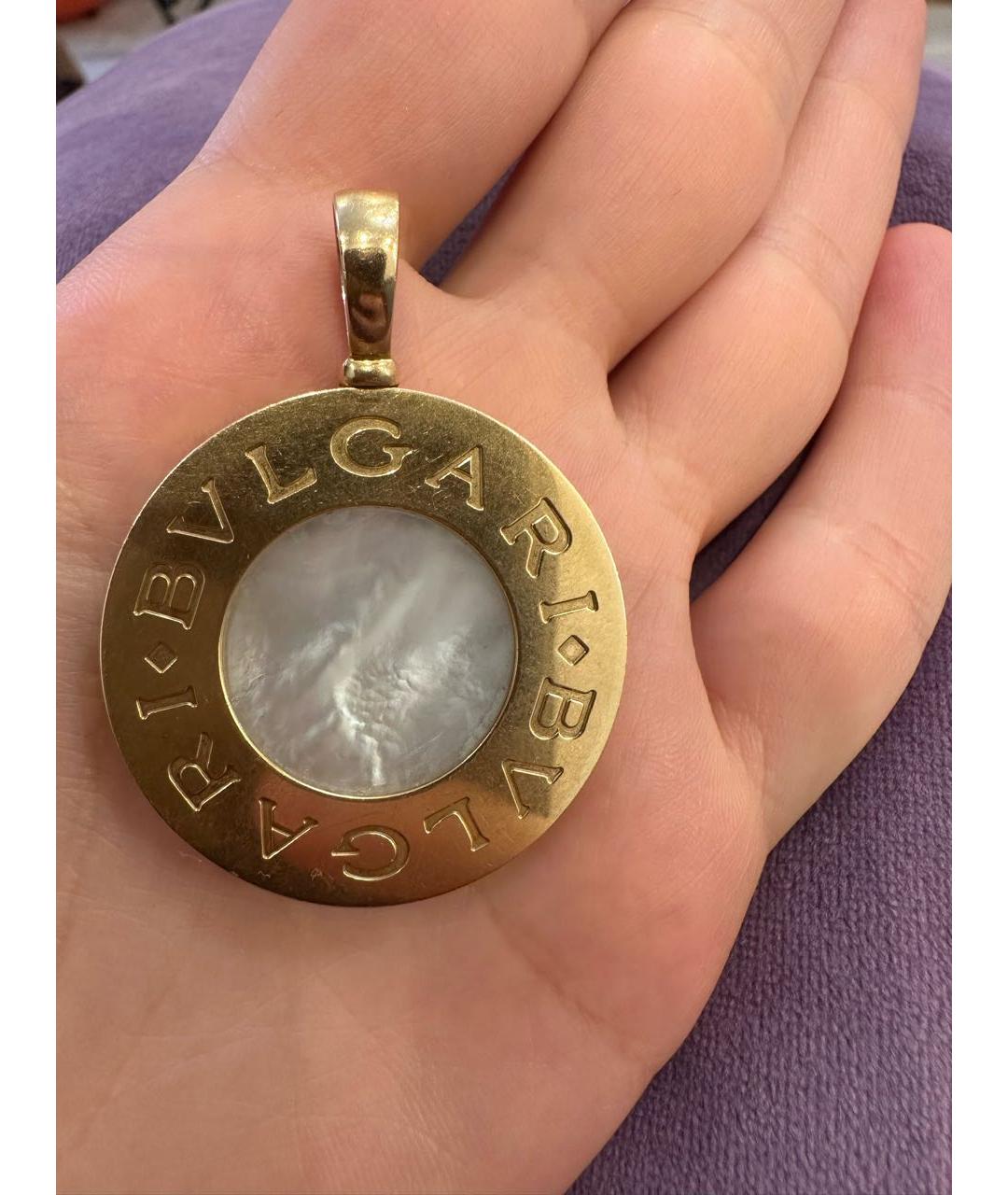 BVLGARI Золотой кулон из желтого золота, фото 7