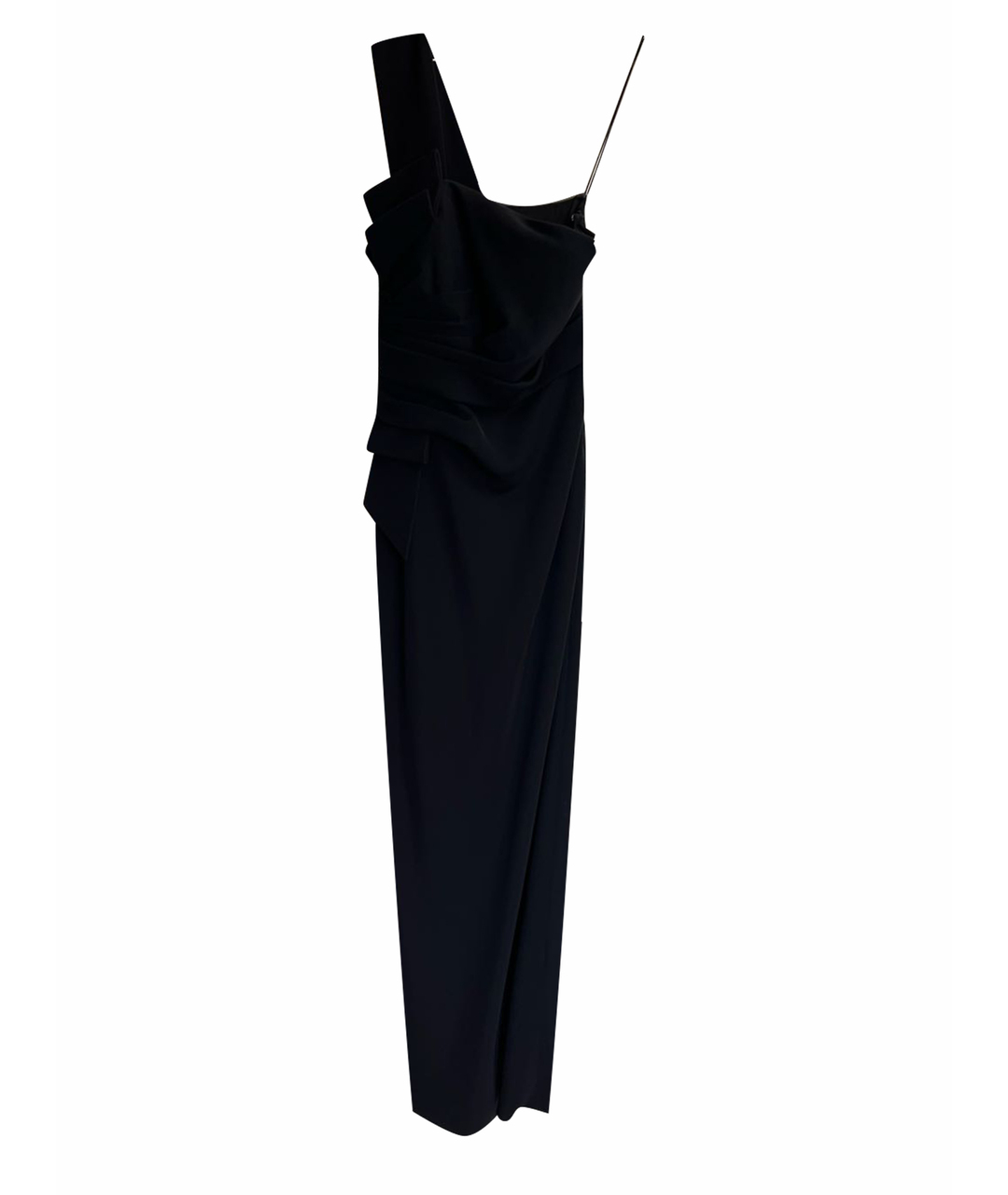 ARMANI COLLEZIONI Черное полиэстеровое вечернее платье, фото 1