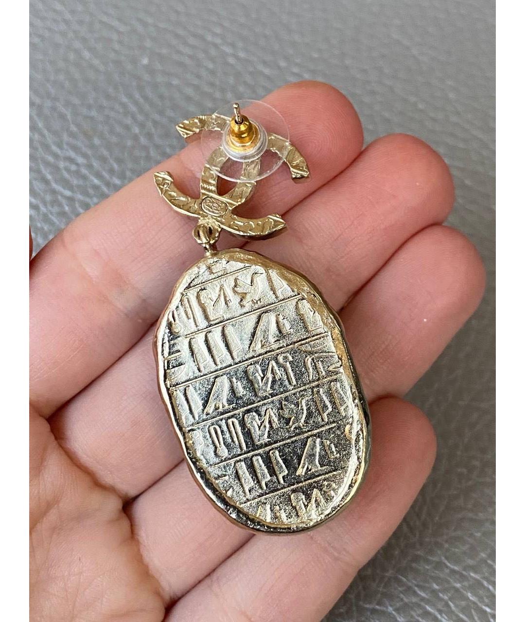 CHANEL Мульти металлические серьги, фото 3