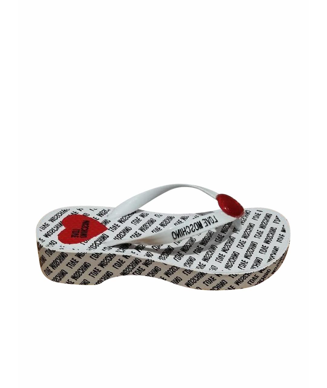 LOVE MOSCHINO Мульти шлепанцы, фото 1