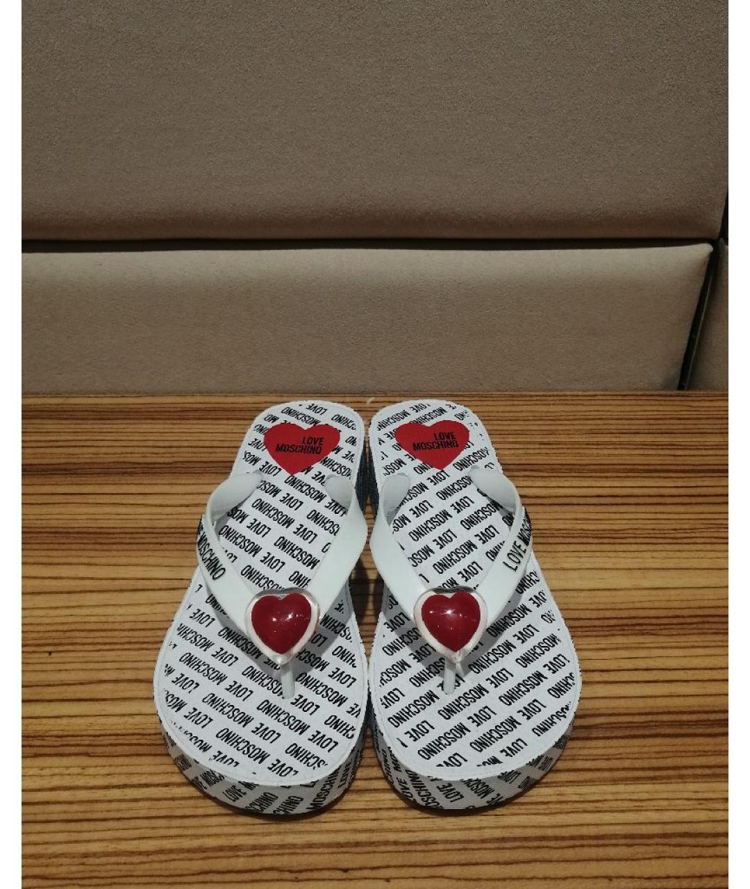 LOVE MOSCHINO Мульти шлепанцы, фото 2
