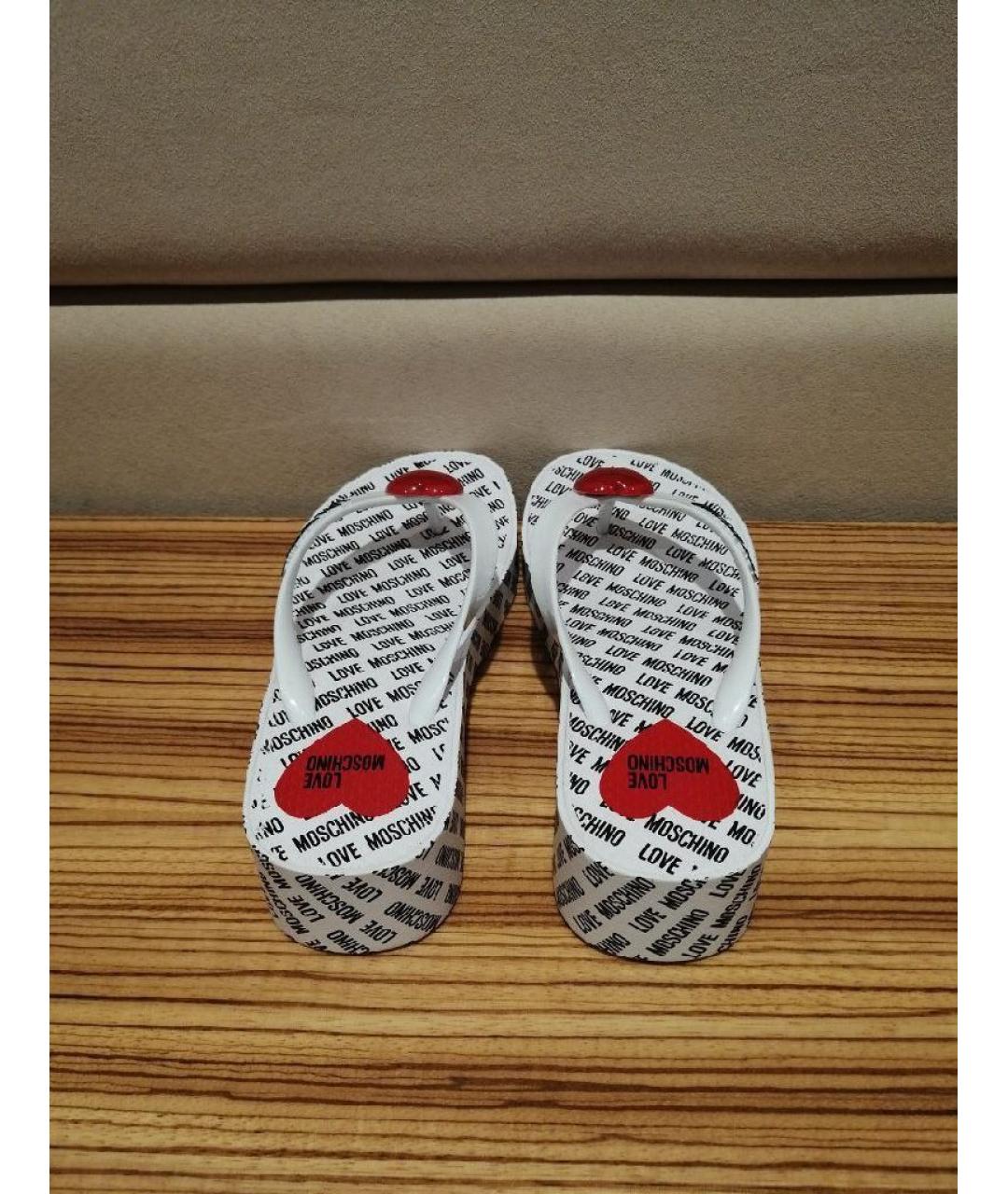 LOVE MOSCHINO Мульти шлепанцы, фото 3