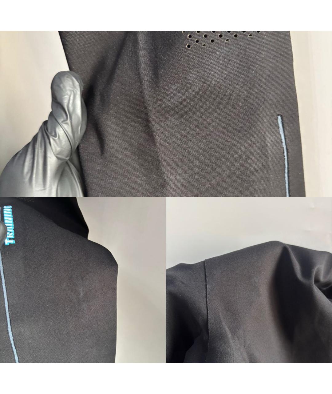 OFF-WHITE Черные вискозные леггинсы и велосипедки, фото 6