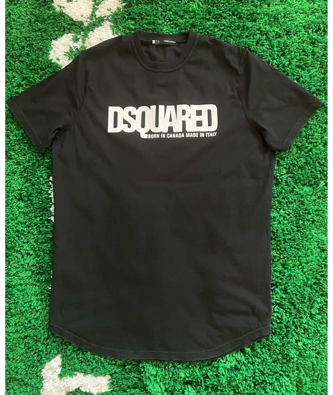 DSQUARED2 Черная хлопковая футболка, фото 9