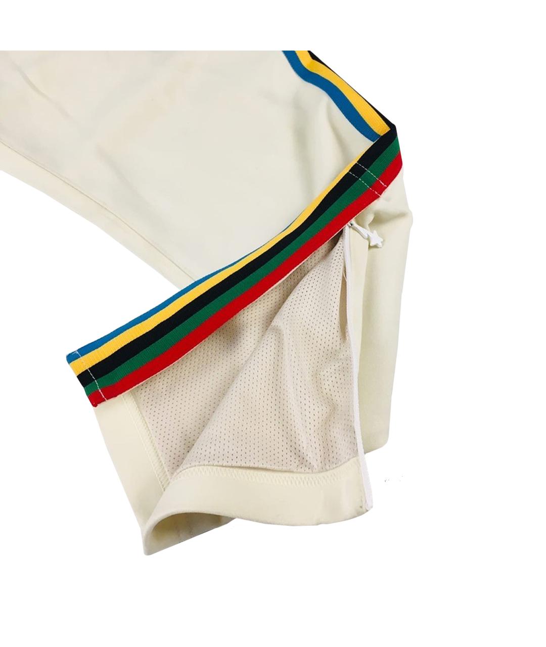 BAPE Бежевые синтетические повседневные брюки, фото 4