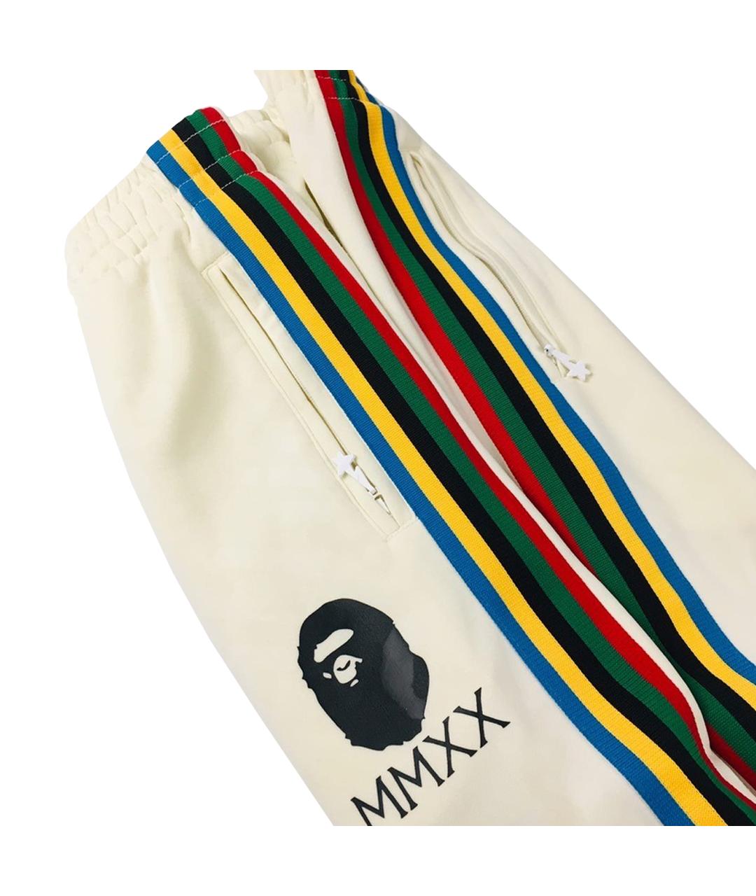 BAPE Бежевые синтетические повседневные брюки, фото 3