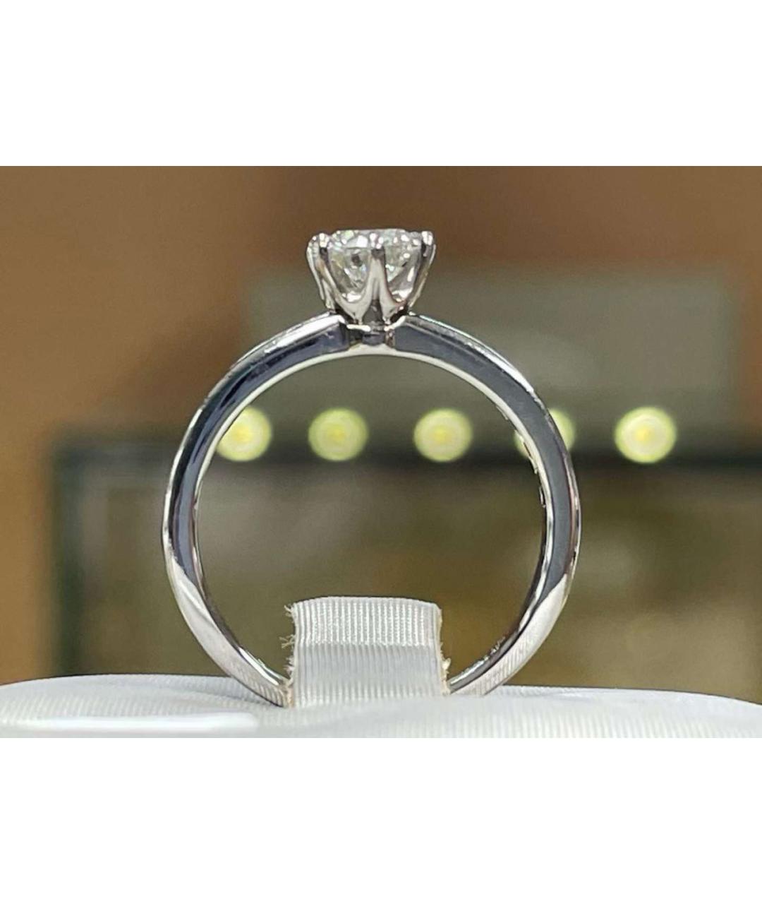 TIFFANY&CO Серебряное платиновое кольцо, фото 5