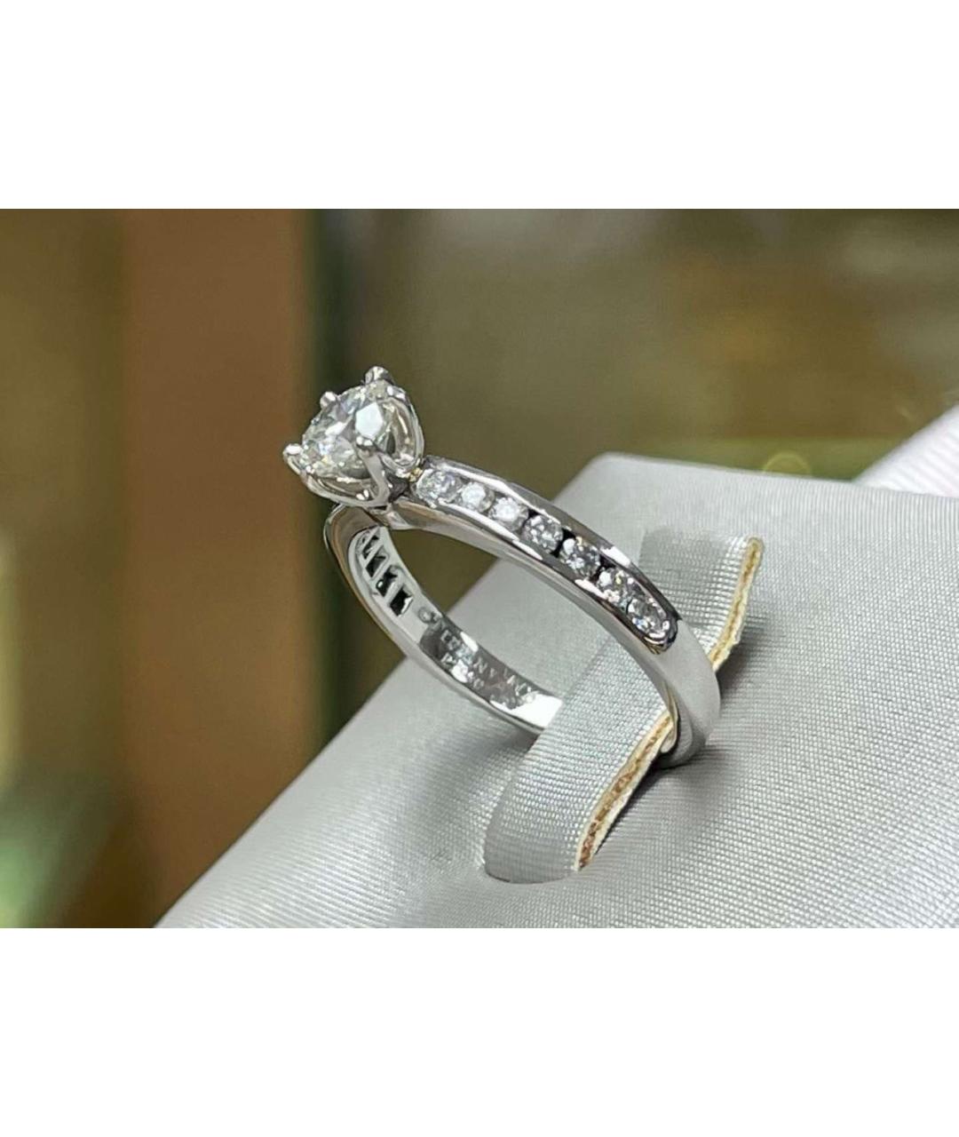 TIFFANY&CO Серебряное платиновое кольцо, фото 3