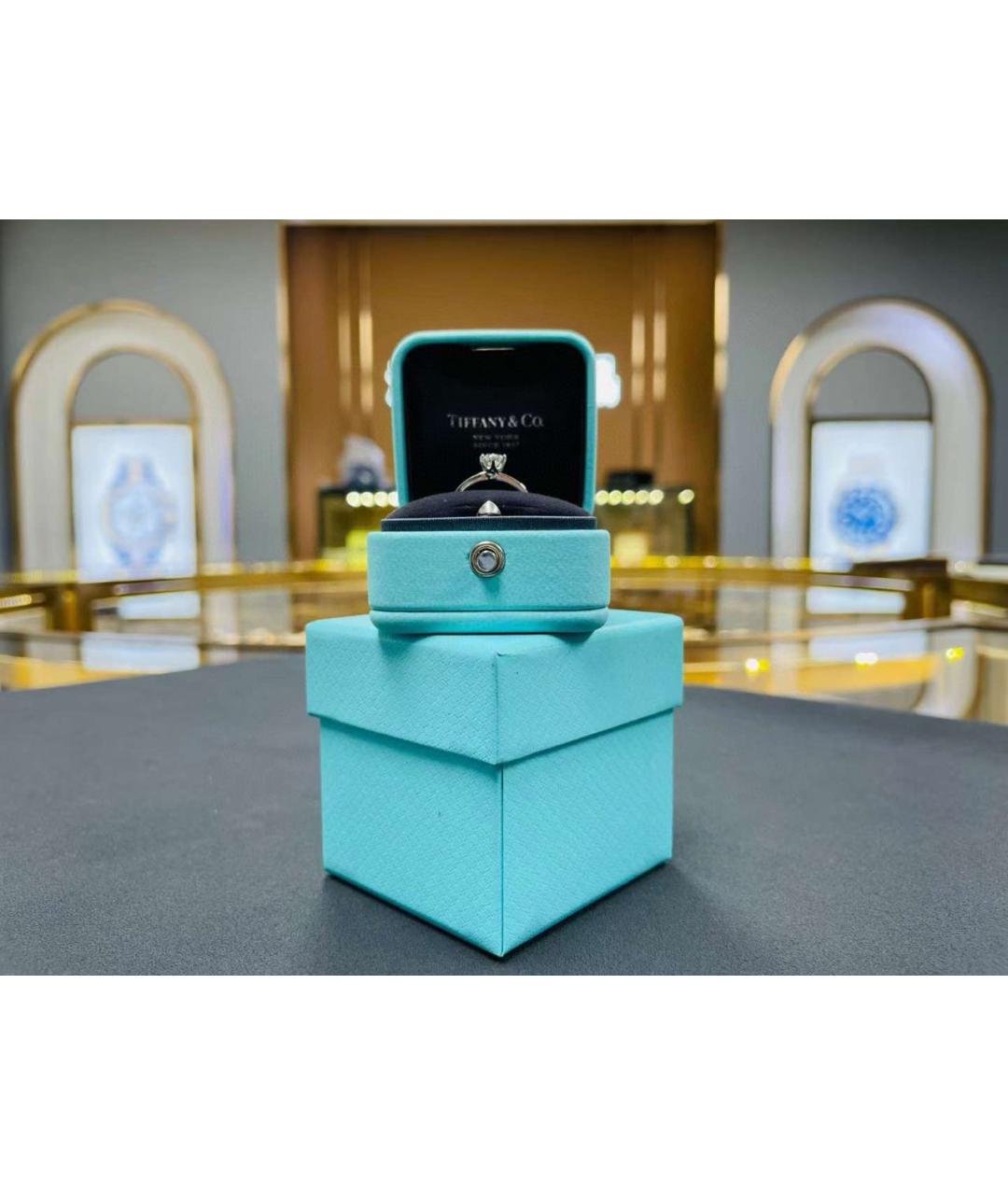 TIFFANY&CO Серебряное платиновое кольцо, фото 2