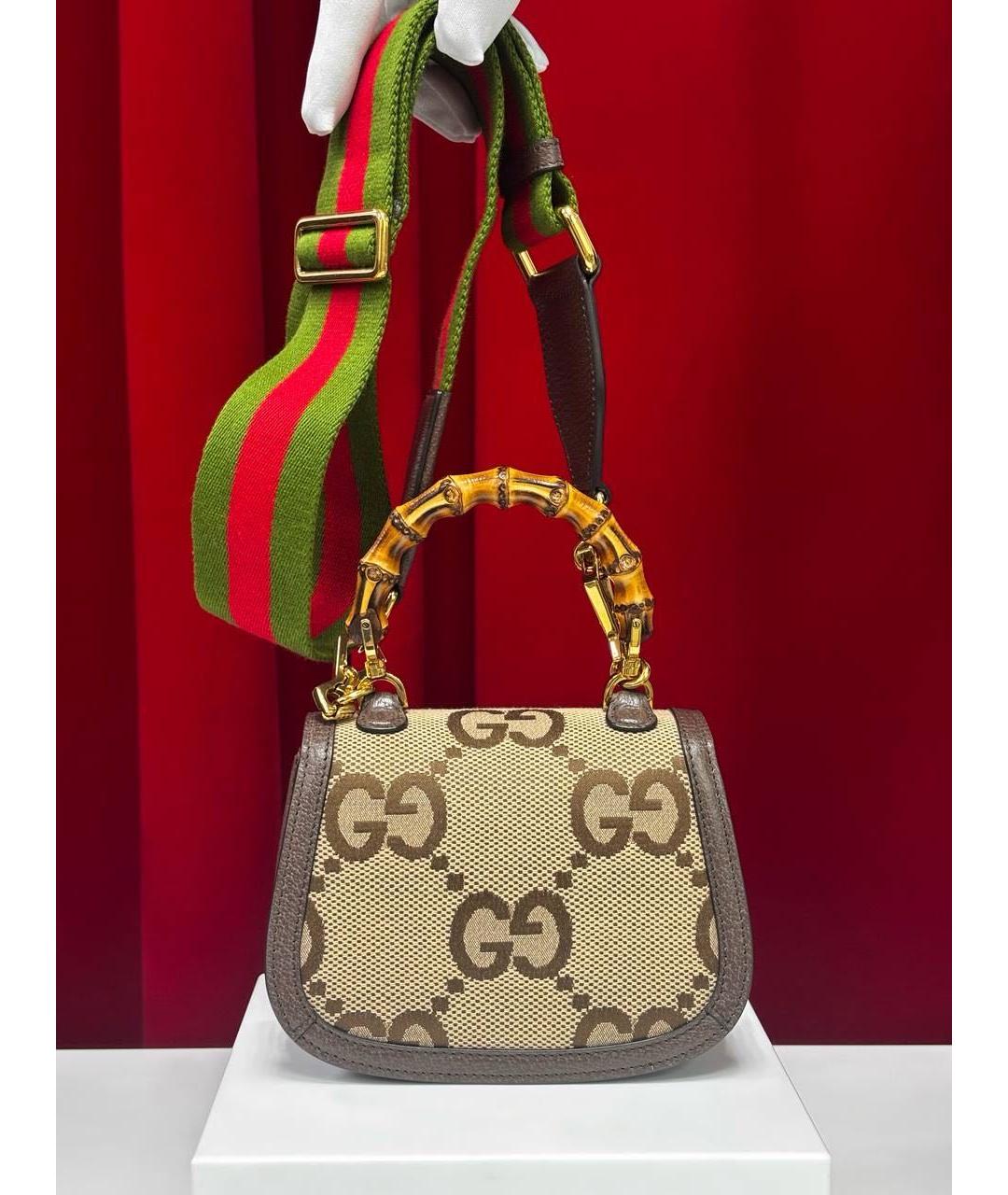 GUCCI Коричневая сумка через плечо, фото 5