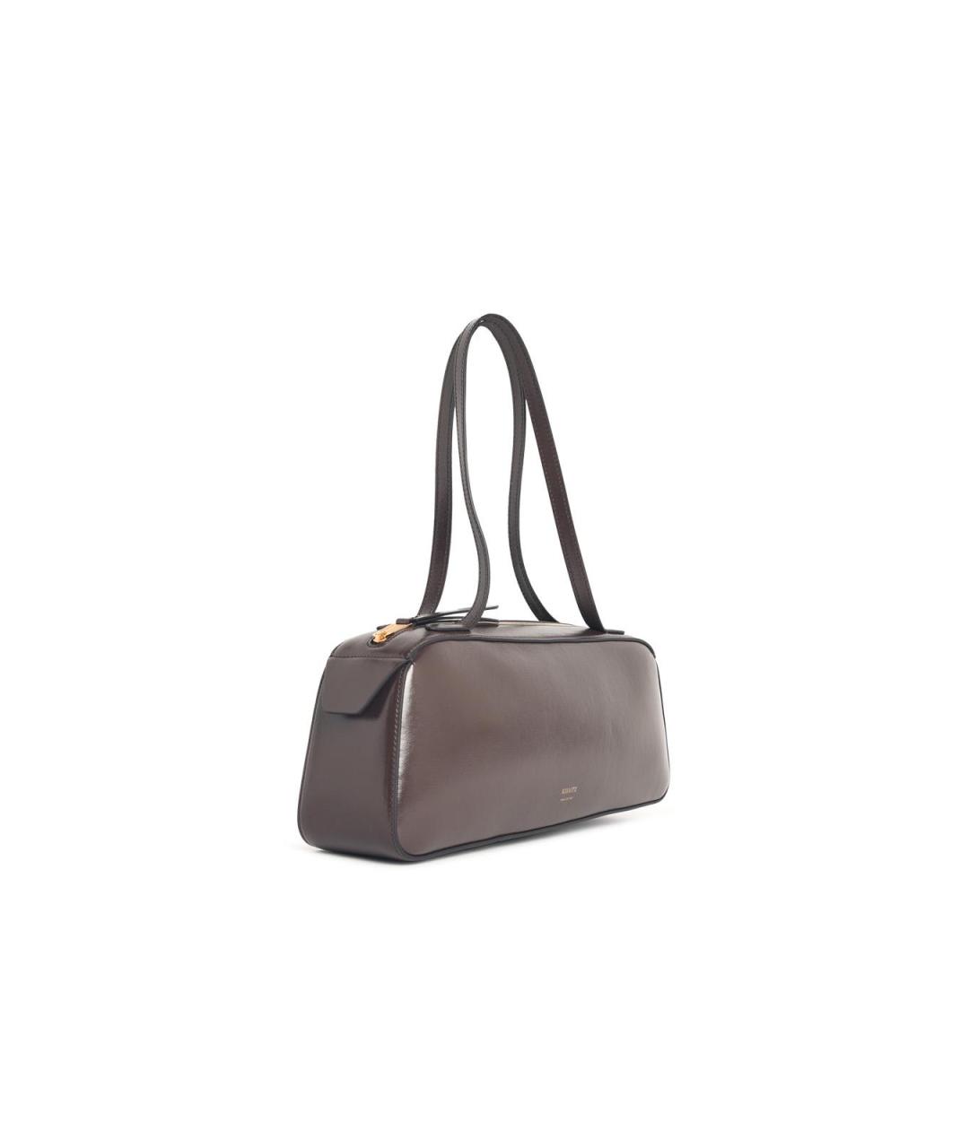 KHAITE Коричневая кожаная сумка тоут, фото 2