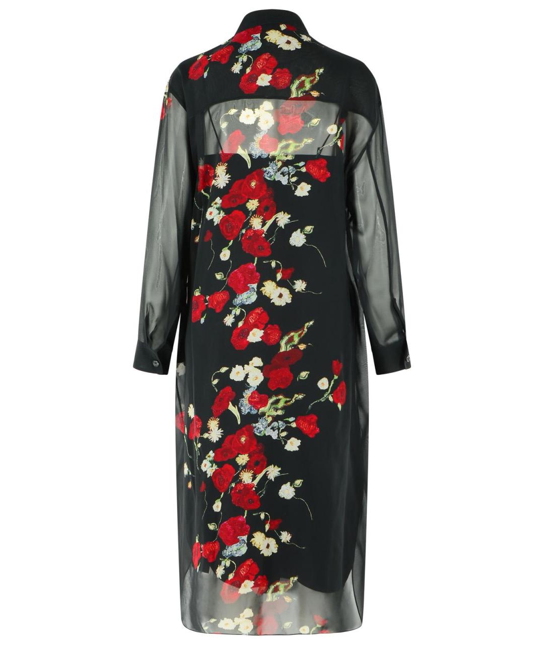 KHAITE Черное шелковое платье, фото 3