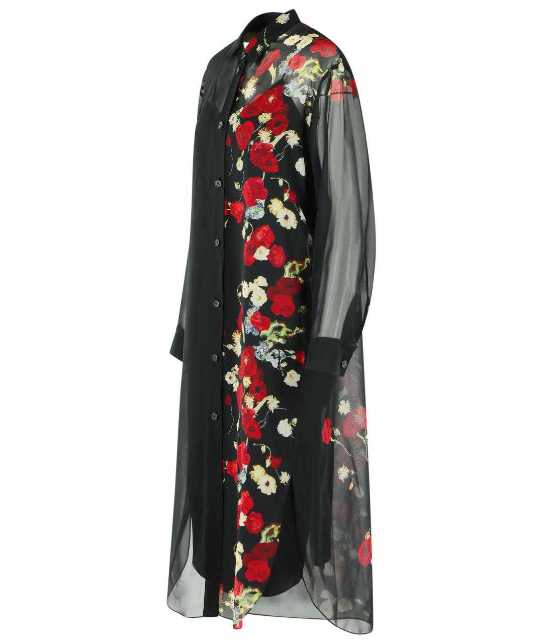 KHAITE Черное шелковое платье, фото 2