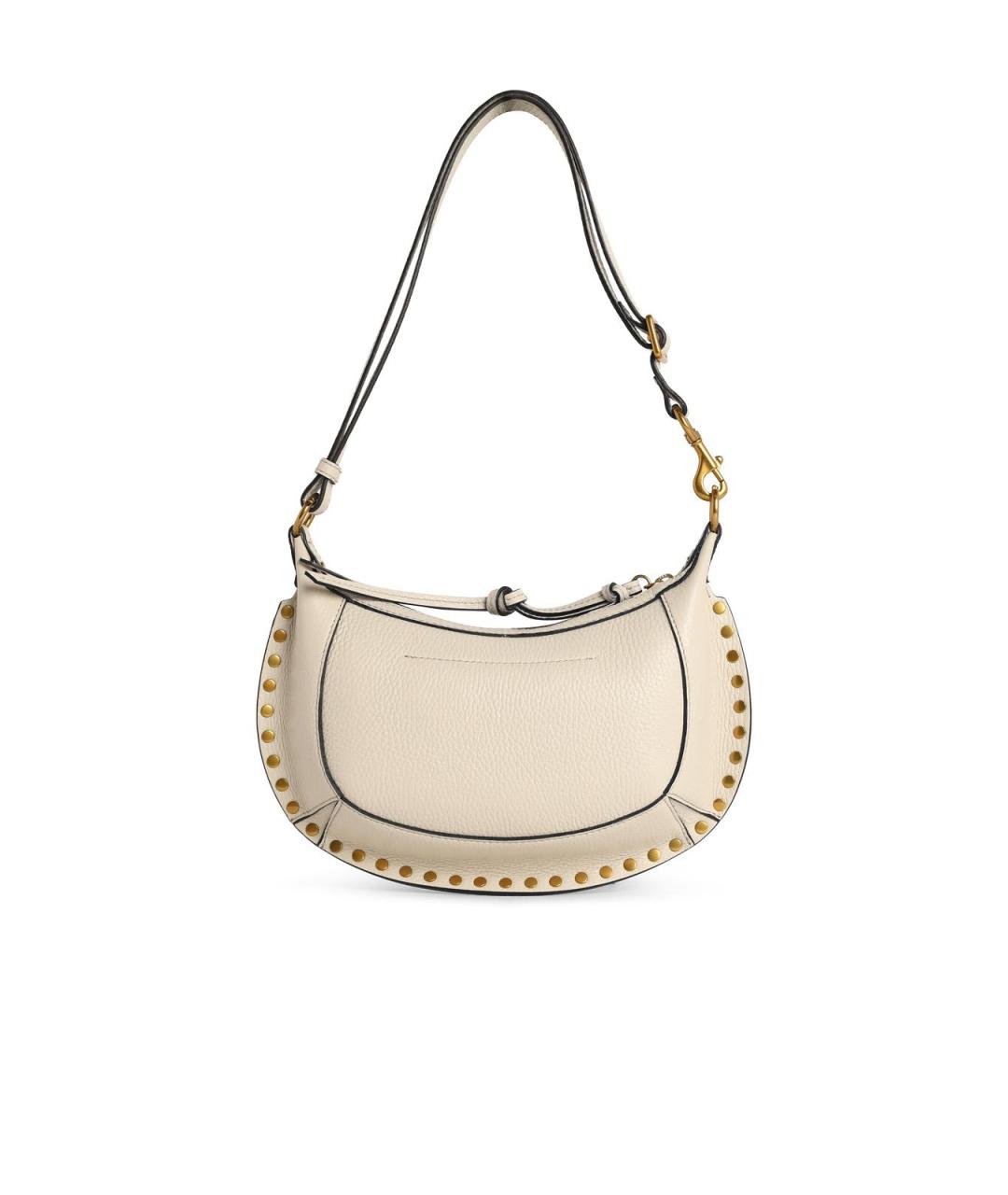 ISABEL MARANT Белая кожаная сумка через плечо, фото 3