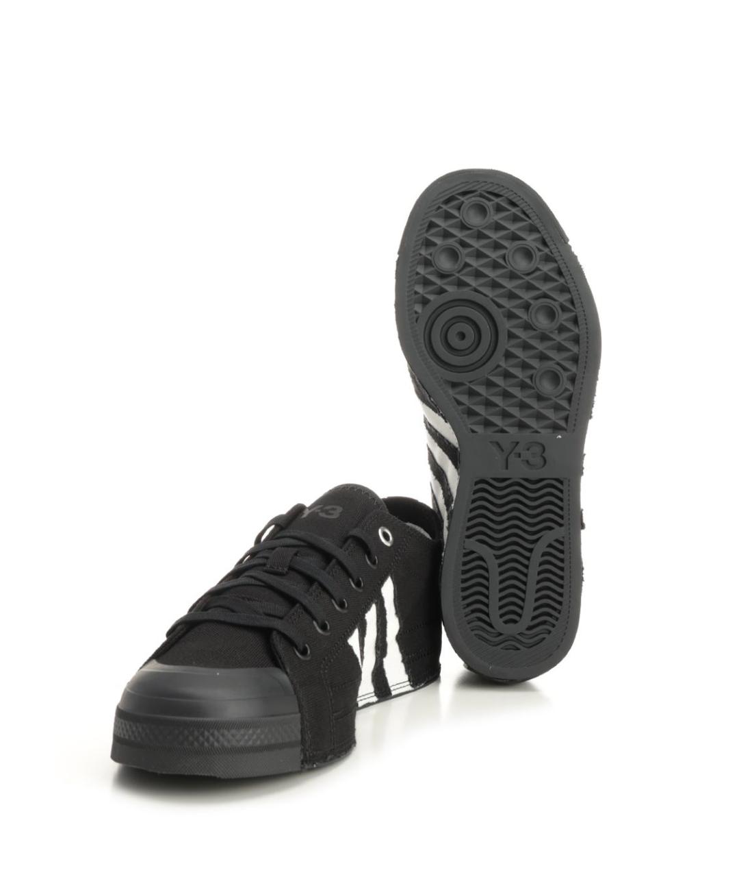 ADIDAS Черные кожаные кеды, фото 5