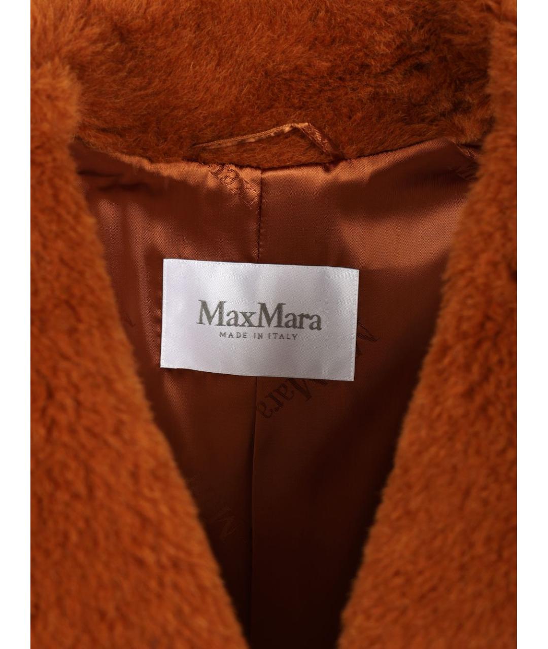 MAX MARA Коричневое шерстяное пальто, фото 5