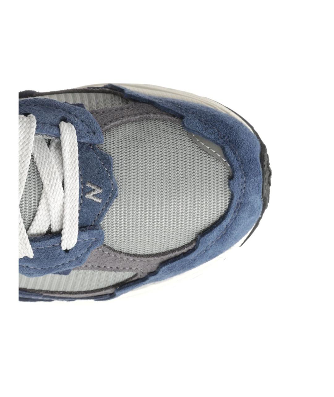 NEW BALANCE Синие замшевые кроссовки, фото 4