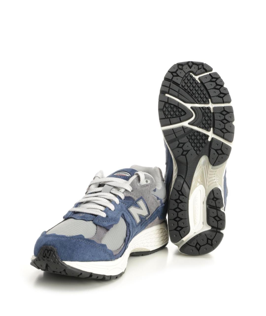 NEW BALANCE Синие замшевые кроссовки, фото 5