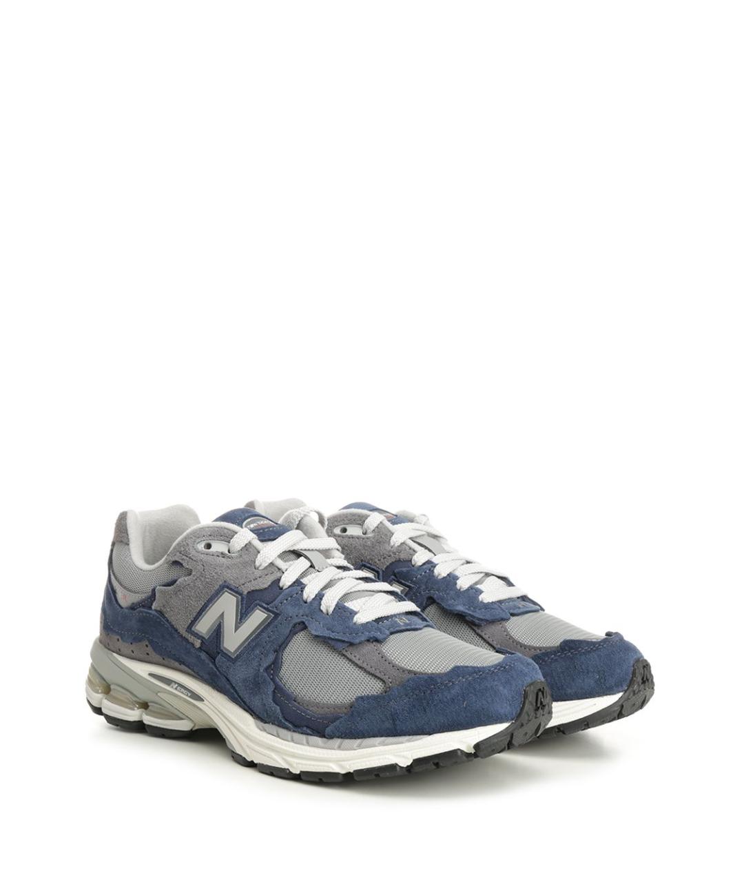 NEW BALANCE Синие замшевые кроссовки, фото 2