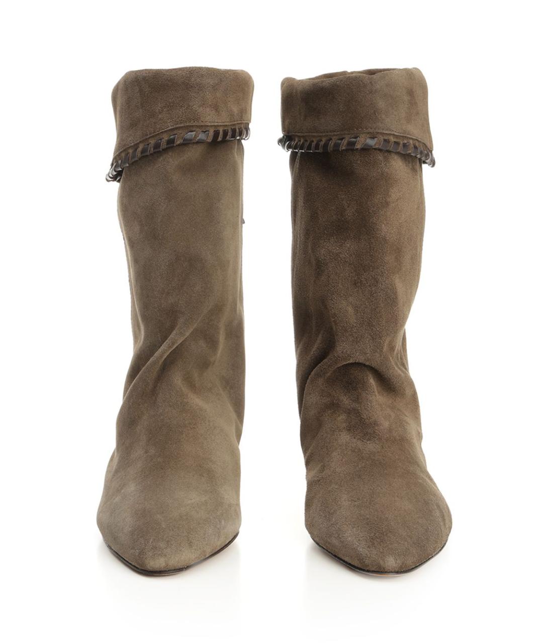 ISABEL MARANT Коричневые замшевые ботинки, фото 5