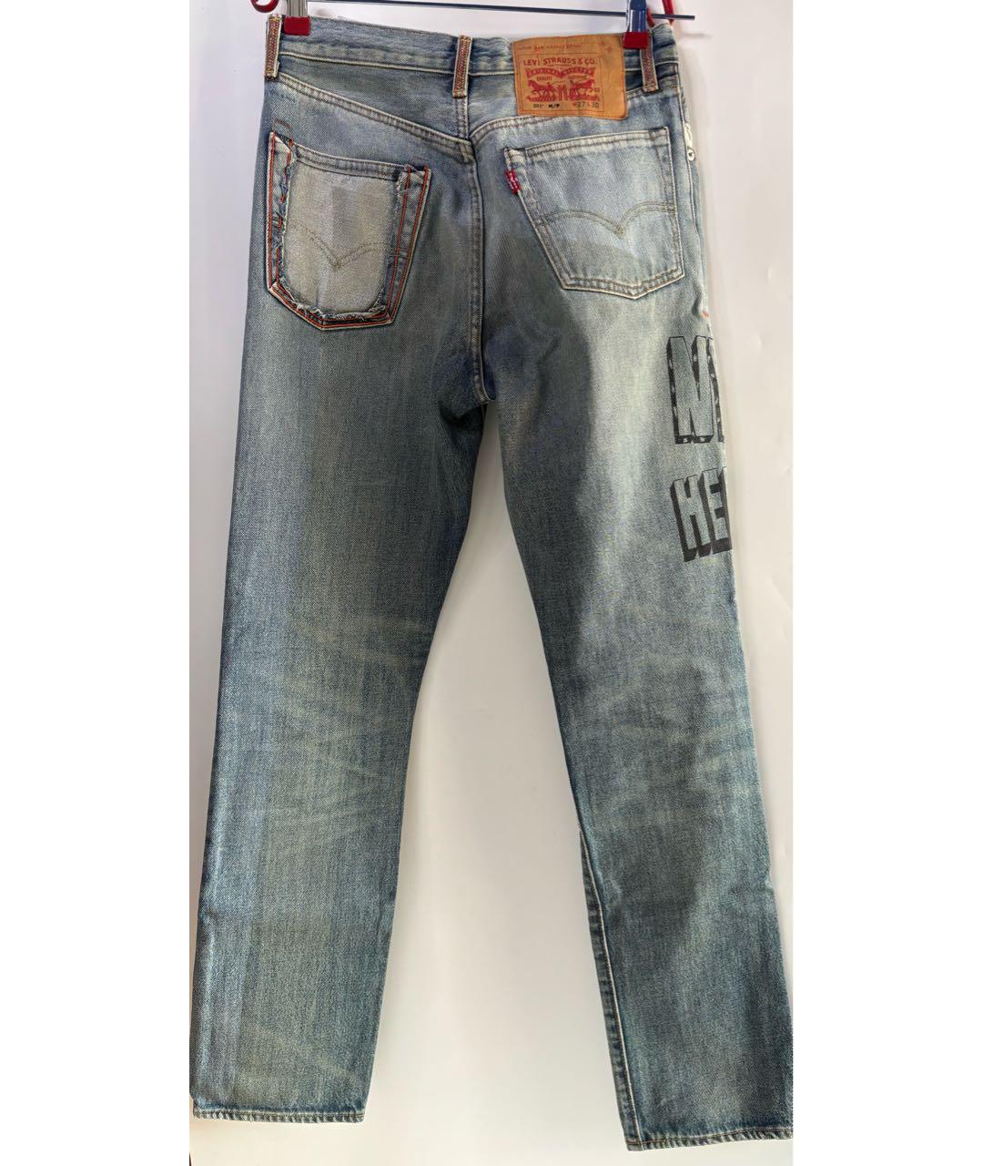 HERON PRESTON Синие прямые джинсы, фото 2