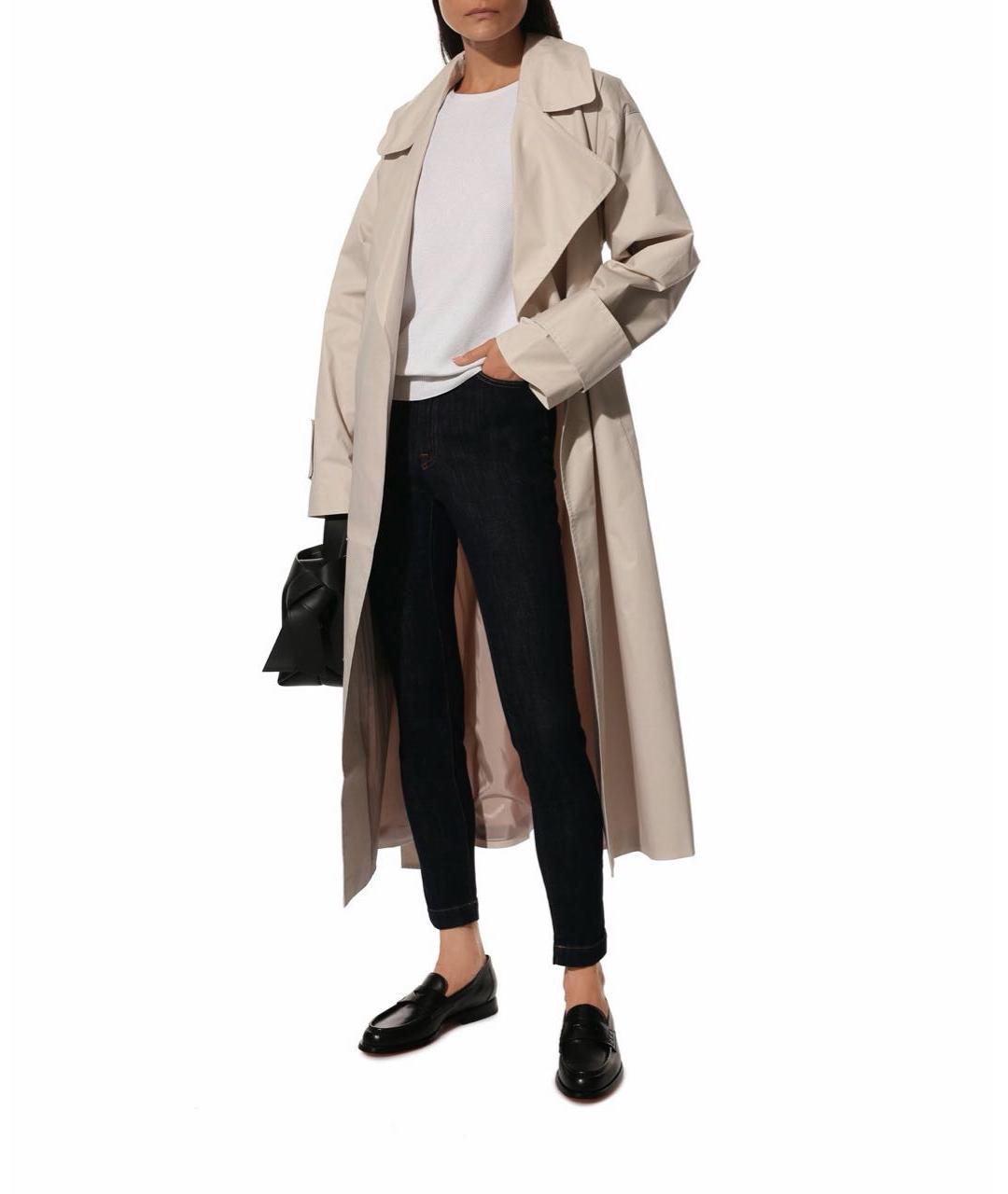 DOLCE&GABBANA Темно-синие хлопко-эластановые джинсы слим, фото 5