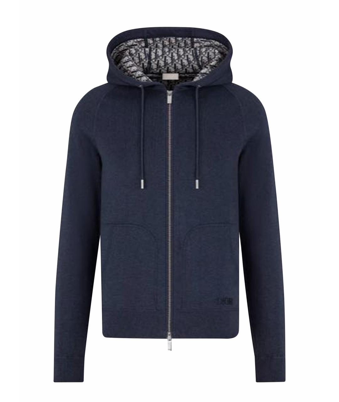 CHRISTIAN DIOR Синий хлопковый спортивный костюм, фото 1