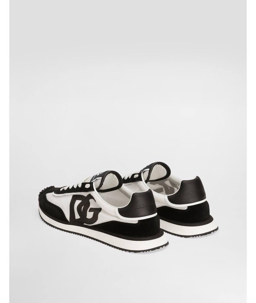 DOLCE&GABBANA Белые низкие кроссовки / кеды, фото 3