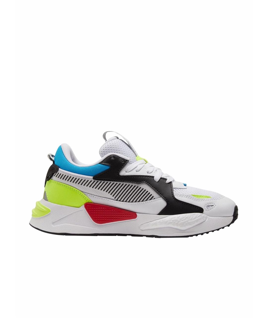 PUMA Белые кожаные низкие кроссовки / кеды, фото 1