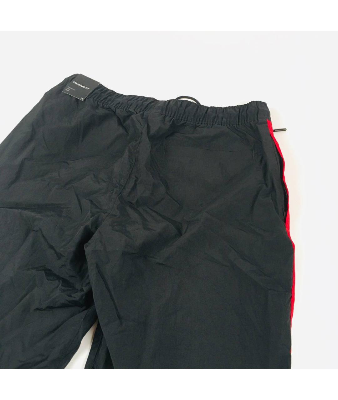 JORDAN Черные синтетические повседневные брюки, фото 6