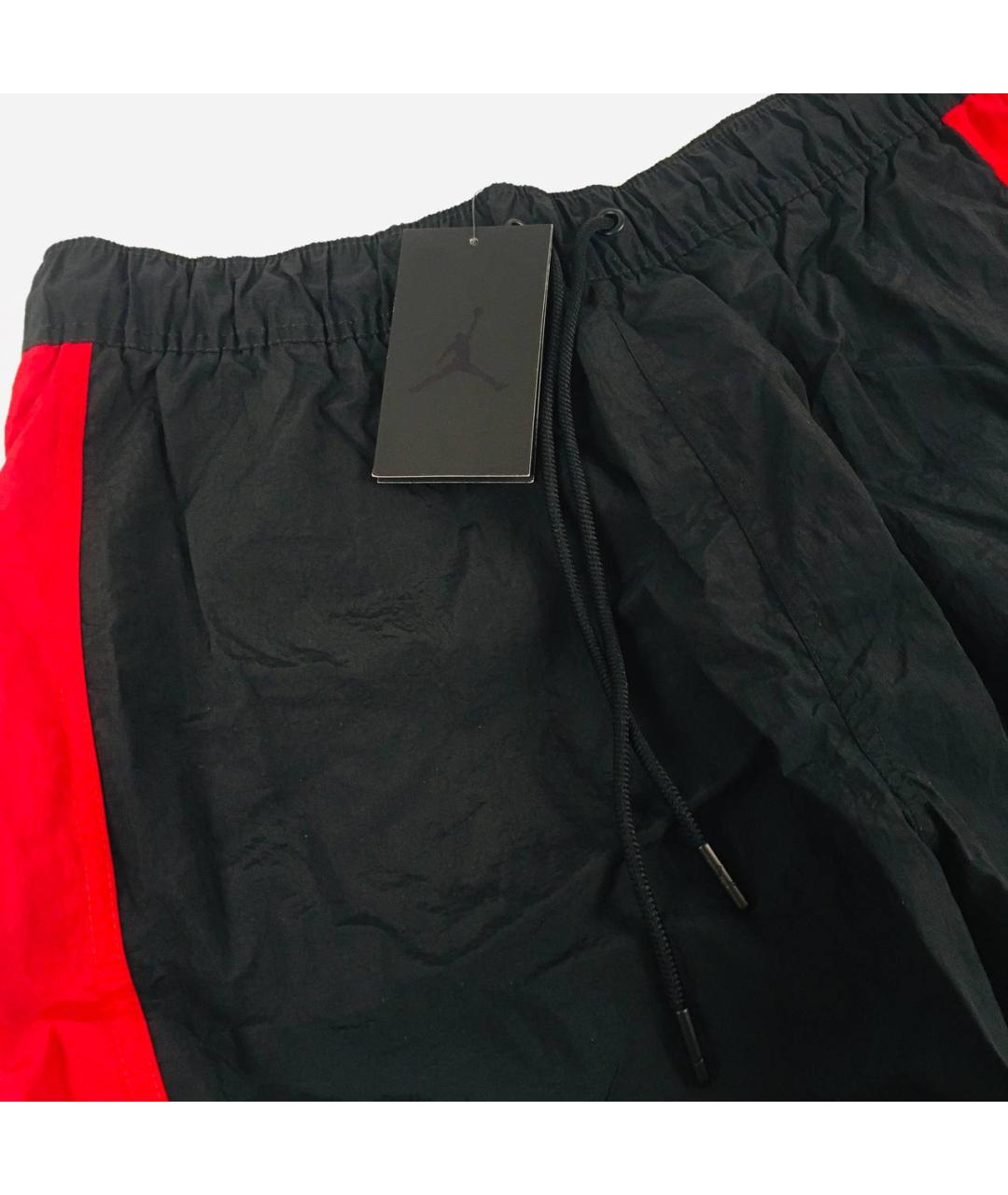 JORDAN Черные синтетические повседневные брюки, фото 5