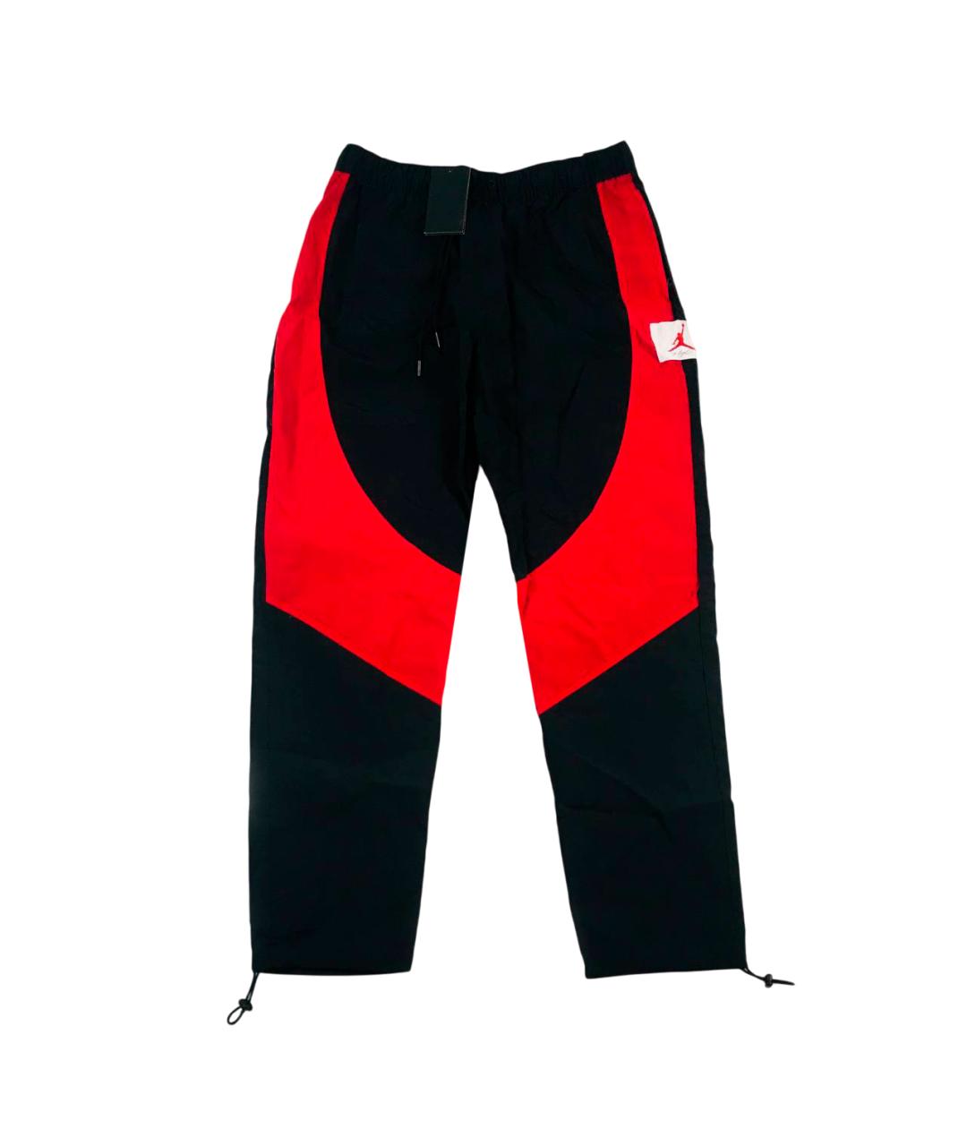 JORDAN Черные синтетические повседневные брюки, фото 7