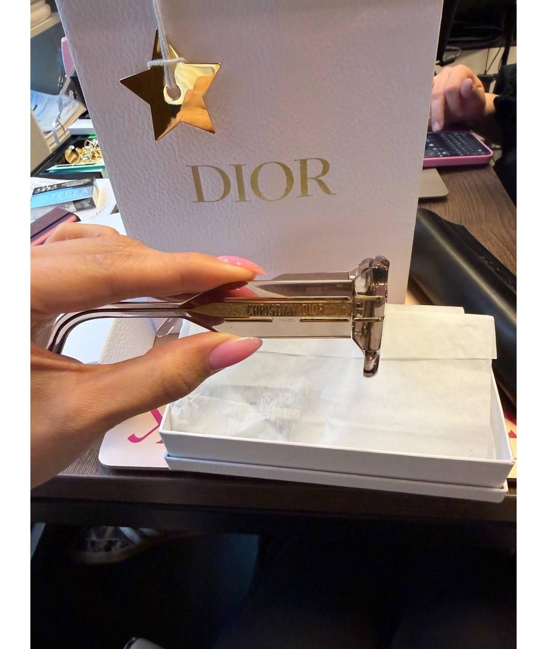 CHRISTIAN DIOR Бежевые солнцезащитные очки, фото 2