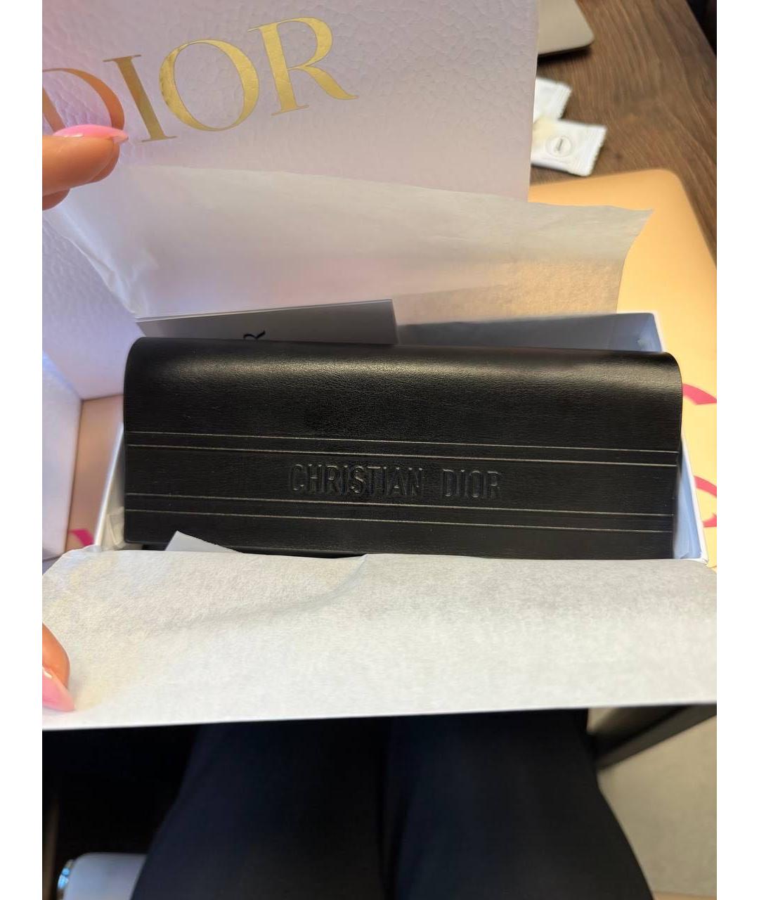 CHRISTIAN DIOR Бежевые солнцезащитные очки, фото 4