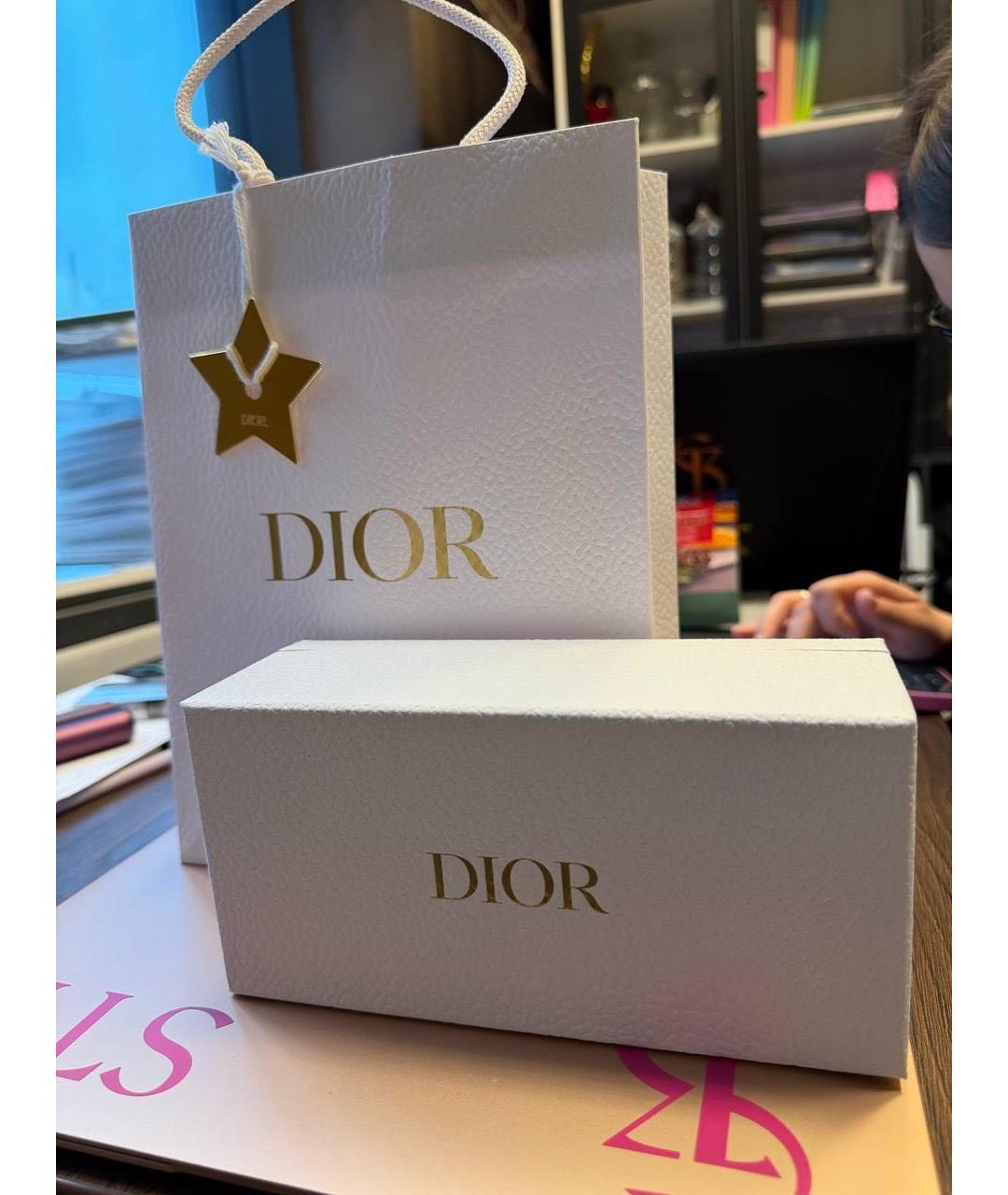 CHRISTIAN DIOR Бежевые солнцезащитные очки, фото 5