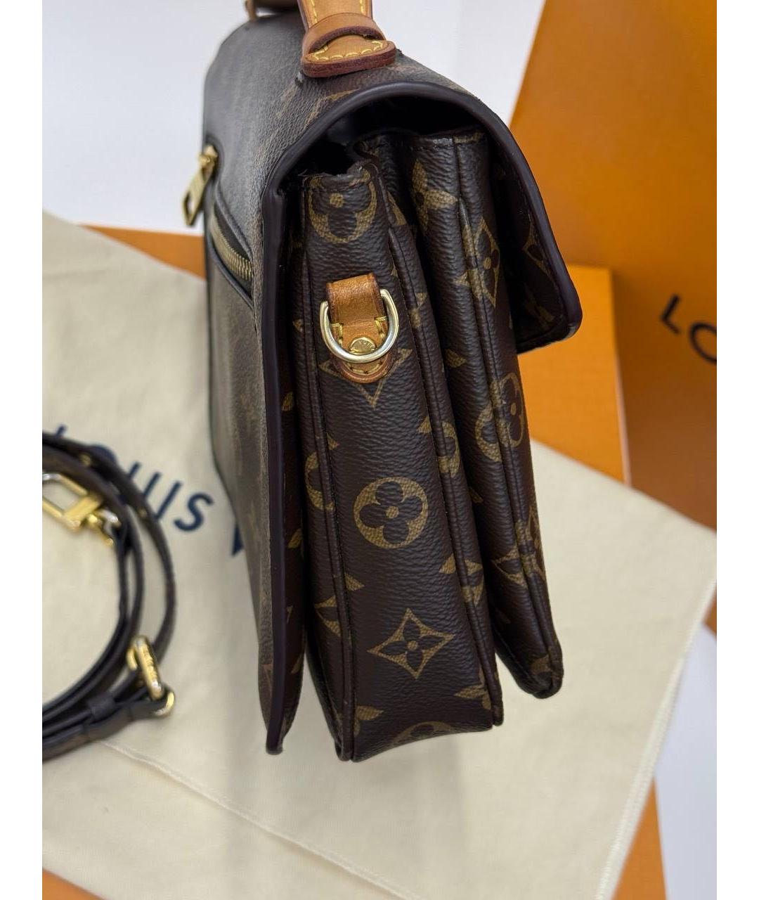 LOUIS VUITTON Кожаная сумка через плечо, фото 3