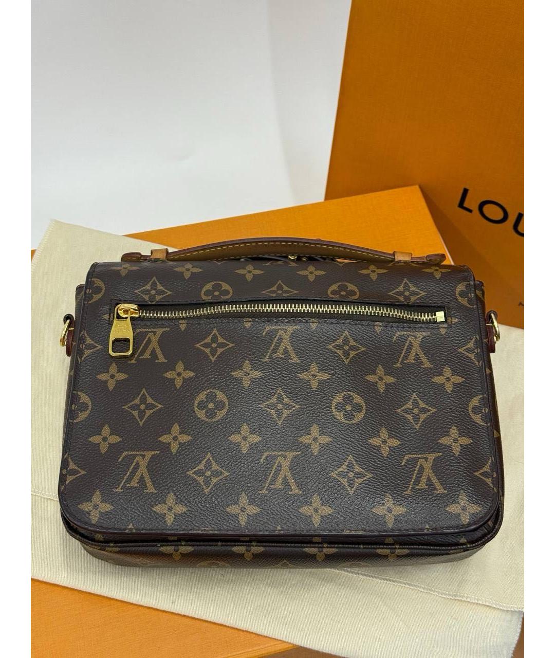 LOUIS VUITTON Кожаная сумка через плечо, фото 4