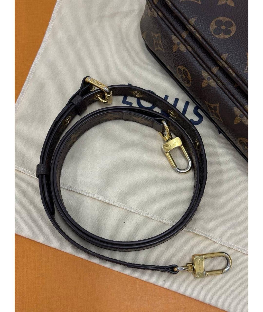 LOUIS VUITTON Кожаная сумка через плечо, фото 5