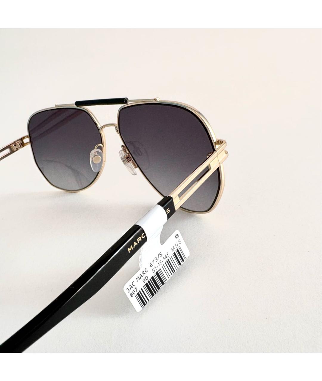 MARC JACOBS Черные металлические солнцезащитные очки, фото 7