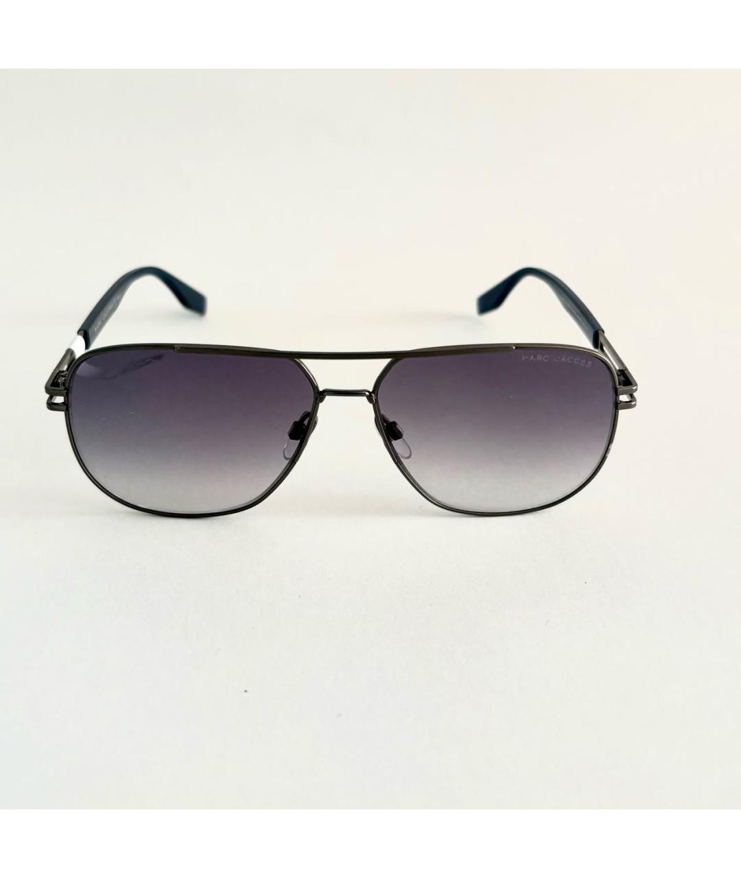 MARC JACOBS Серые металлические солнцезащитные очки, фото 7