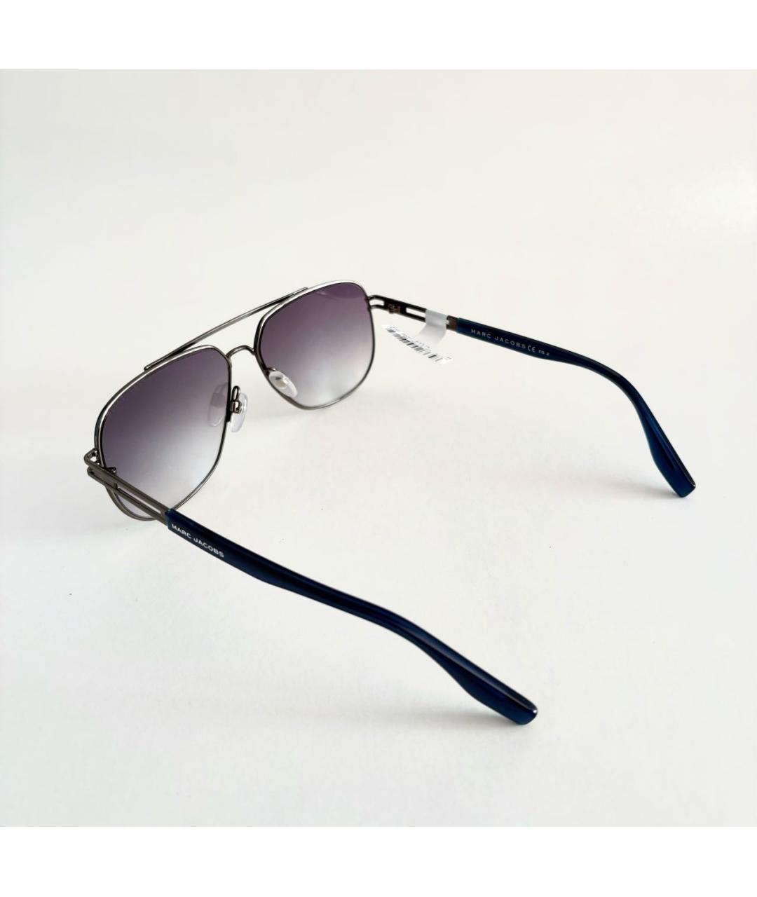 MARC JACOBS Серые металлические солнцезащитные очки, фото 5