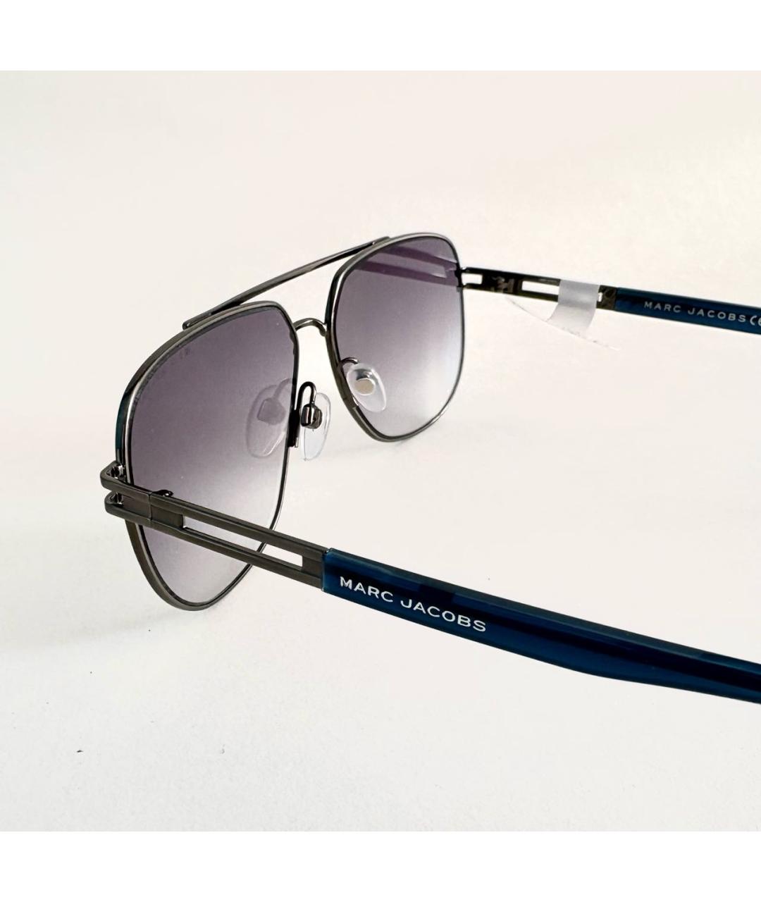 MARC JACOBS Серые металлические солнцезащитные очки, фото 4