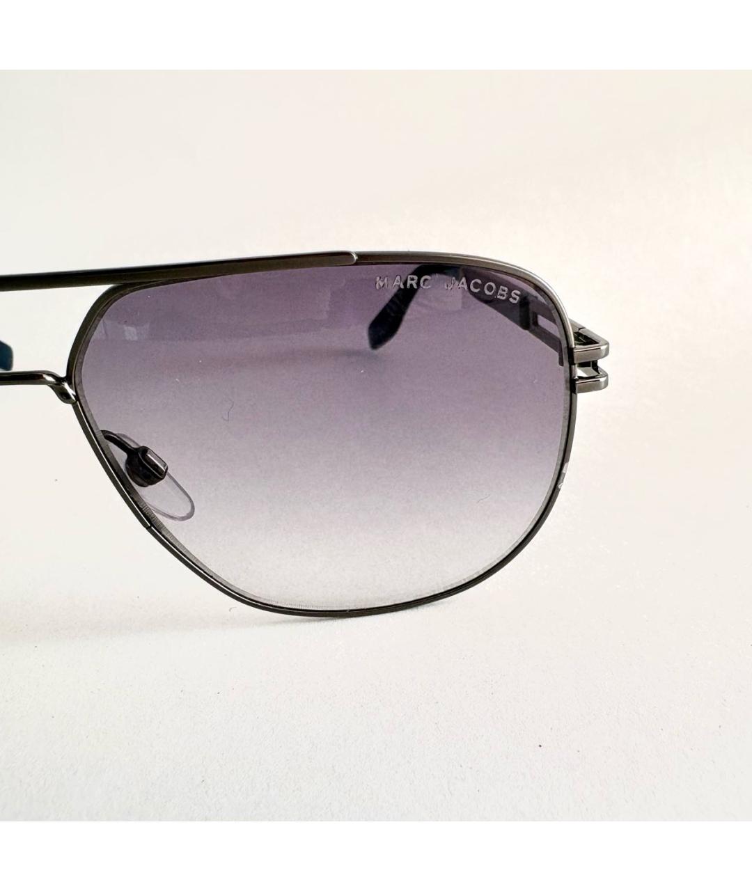 MARC JACOBS Серые металлические солнцезащитные очки, фото 6