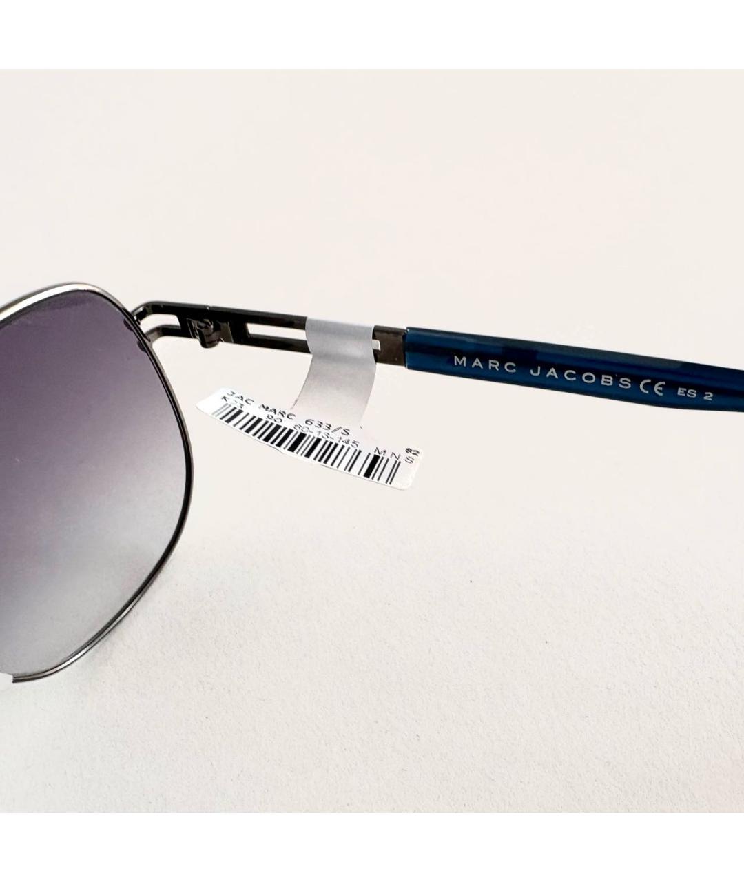 MARC JACOBS Серые металлические солнцезащитные очки, фото 8