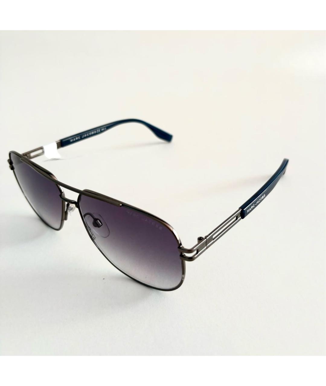 MARC JACOBS Серые металлические солнцезащитные очки, фото 3