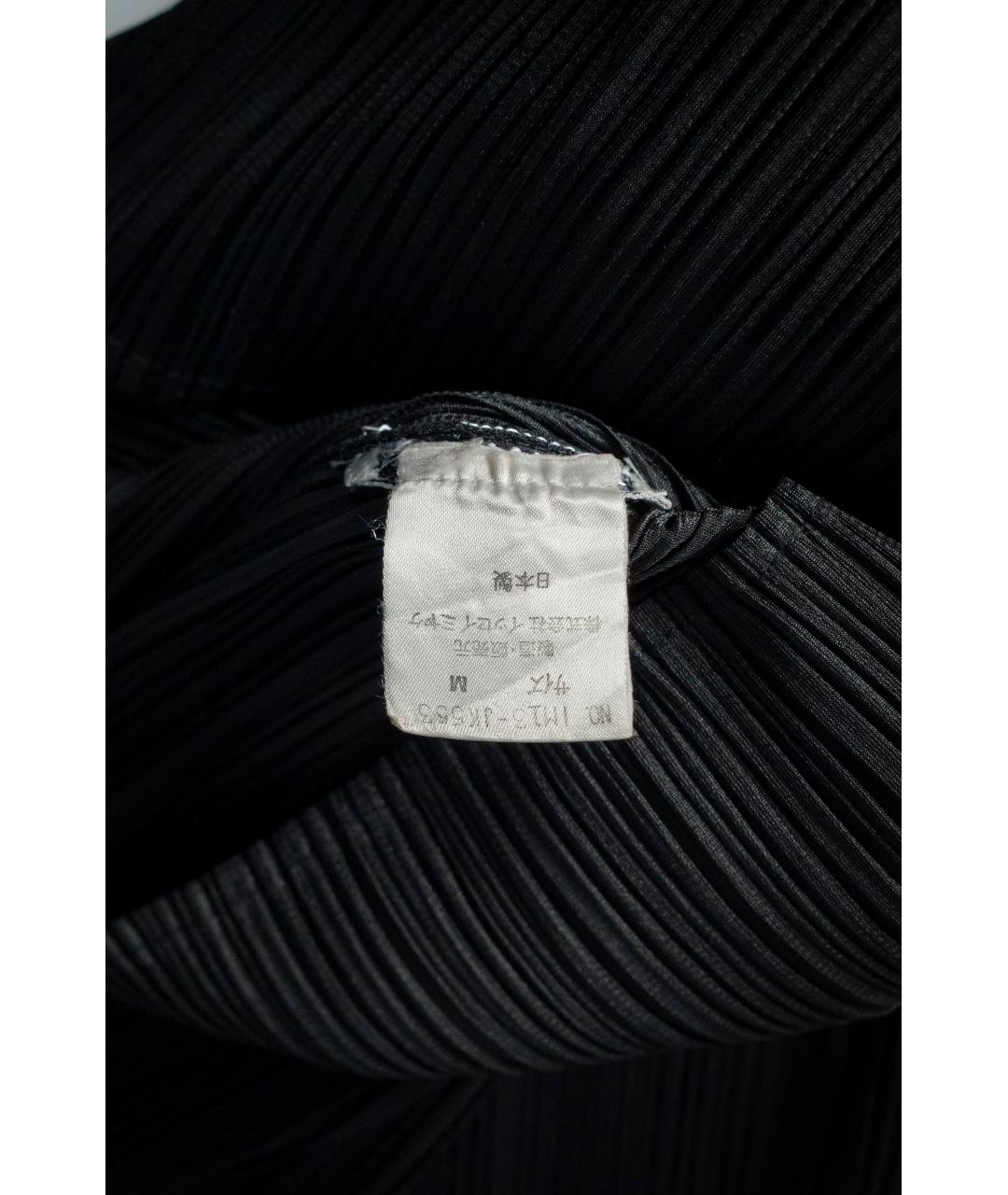 ISSEY MIYAKE Черная синтетическая футболка, фото 6
