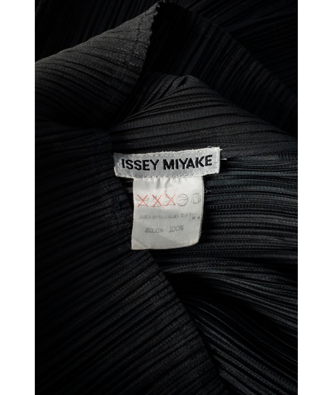 ISSEY MIYAKE Черная синтетическая футболка, фото 5