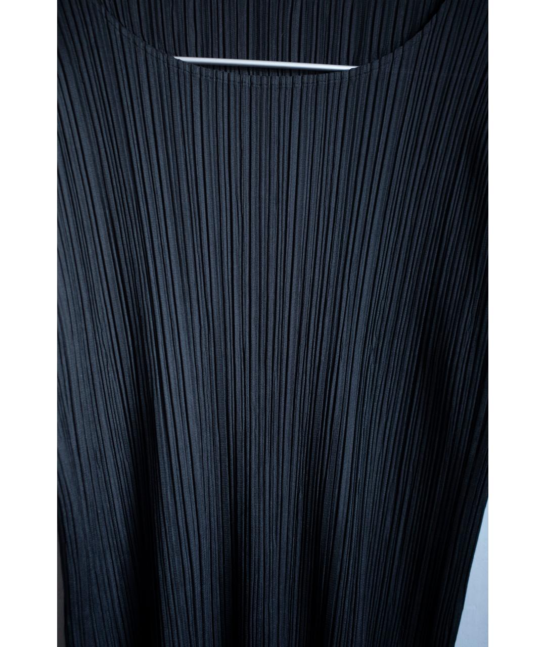 ISSEY MIYAKE Черная синтетическая футболка, фото 3