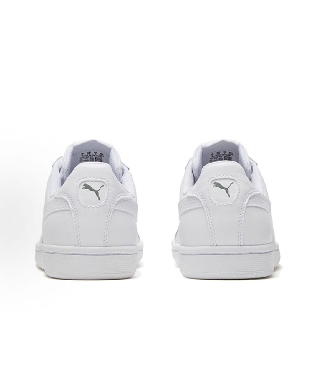 PUMA Белые кожаные низкие кроссовки / кеды, фото 3