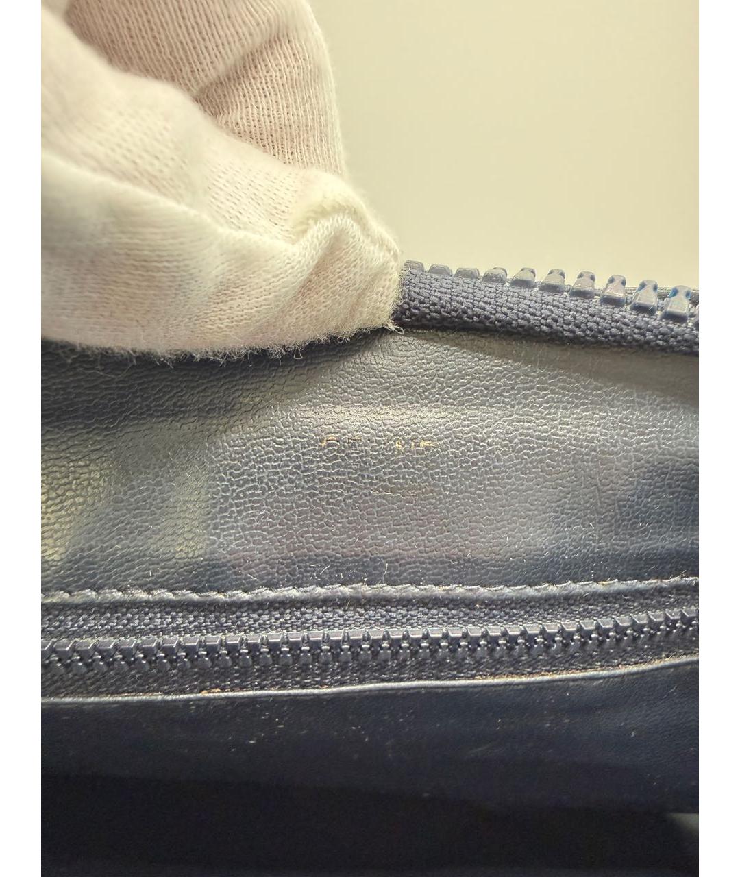 CELINE Темно-синяя барсетка, фото 6